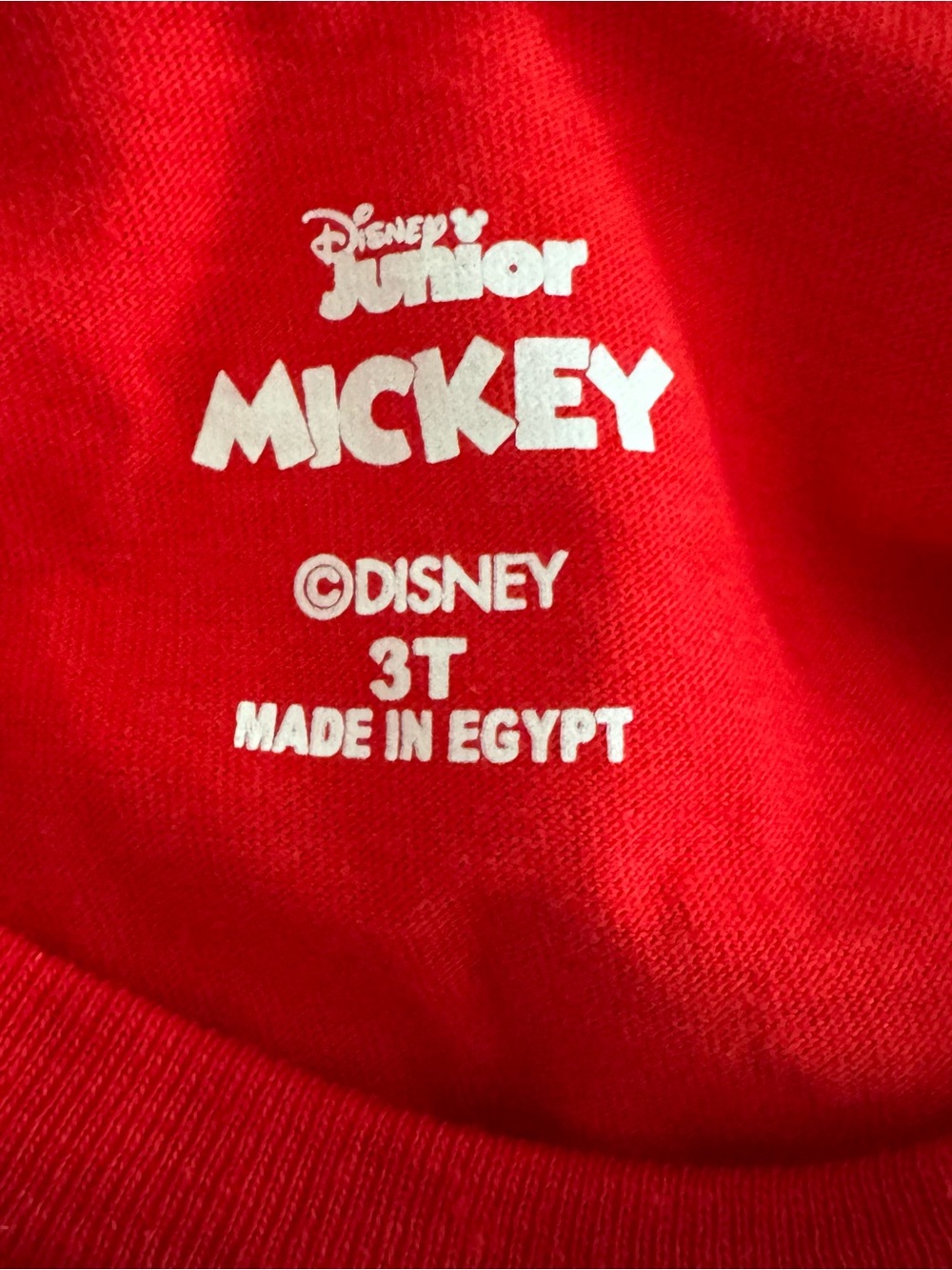 Disney Mickey Mouse Cool Guy Toddler Boys 3T 2 Piece Pajama Set Red Black NWT - Picture 10 of 16